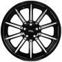Легковой диск Skill Wheels SD101 12x20 5x127 ET-44 71,6 Чёрный глянцевый + спицы без окраса